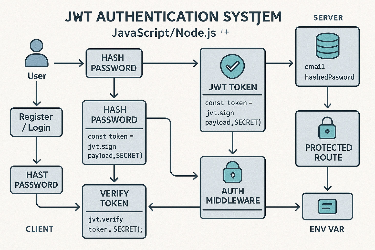 Building a Secure JWT Authentication System in Node.js: A Comprehensive Guide