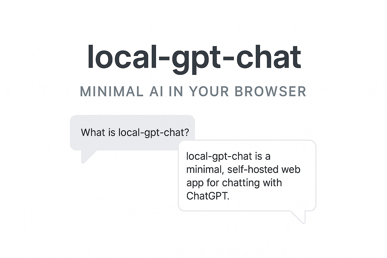 Local GPT Chat: A Lean, Open-Source ChatGPT Frontend